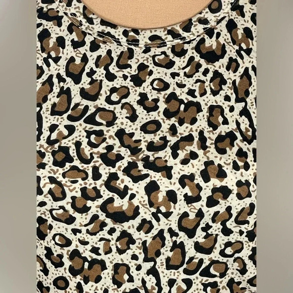 La Miel Whistling Dixie Mini Leopard Print Dress - Size Small New - Picture 4 of 7